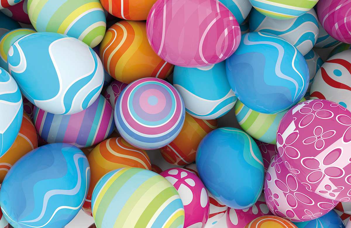 Bunter Eiertanz zu Ostern